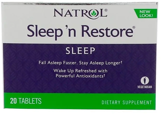 Біодобавка для здорового сну - Natrol Sleep 'N Restore — фото N1