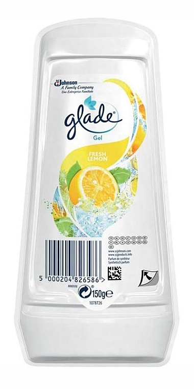 Освежитель воздуха гелевый "Лимон" - Glade Fresh Lemon — фото N1