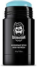 Дезодорант-стик для тела тонизирующий "Body Refresh" - Barbarian Deodorant Stick Body Refresh — фото N2