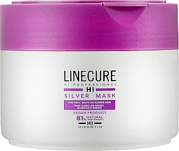 Парфумерія, косметика Маска для світлого й знебарвленого волосся - Hipertin Linecure Silver Hair Mask