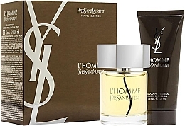 Парфумерія, косметика Yves Saint Laurent l homme - Набір (edt 100 + sh/g 100)