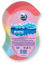 Духи, Парфюмерия, косметика Губка для купания "Delfin", разноцветная - Ocean