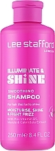 Разглаживающий шампунь для волос - Lee Stafford Illuminate & Shine Smoothing Shampoo — фото N1