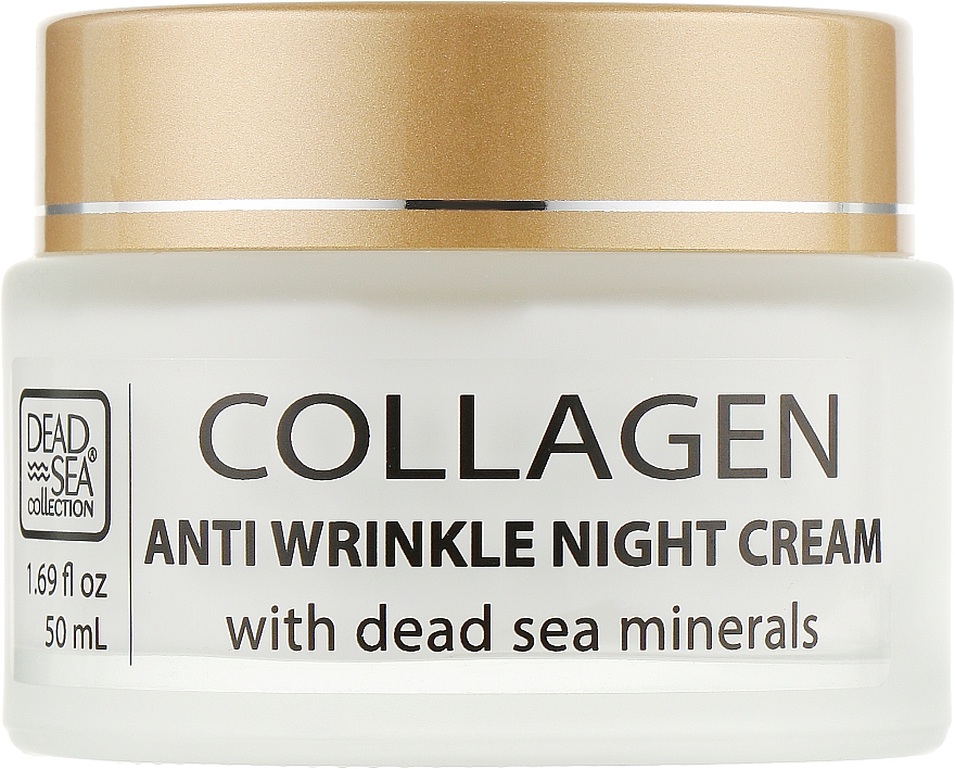 Ночной крем против морщин с коллагеном и минералами Мертвого моря - Dead Sea Collection Anti Wrinkle Night Cream