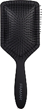 Распутывающая расческа для волос, черная - Framar Paddle Detangling Brush Black To The Future — фото N1