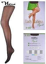 Духи, Парфюмерия, косметика Колготы женские "Elegant" 20 Den, nero - Lady Sabina