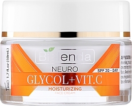 Духи, Парфюмерия, косметика Дневной увлажняющий крем для лица SPF 20 - Bielenda Neuro Glycol + Vit.C Day Cream