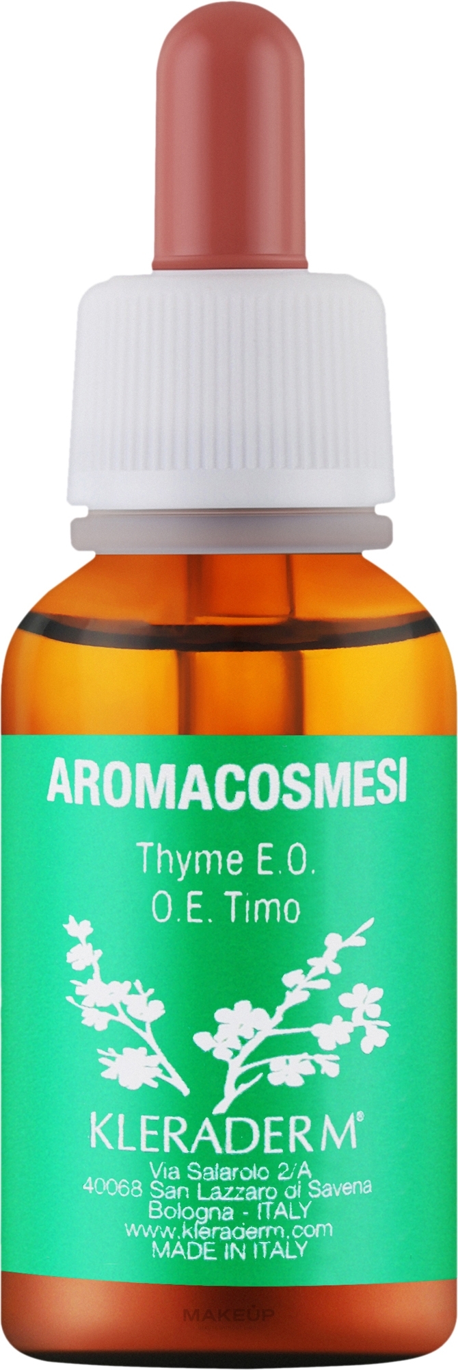 Эфирное масло "Тимьян (Чабрец) " - Kleraderm Aromacosmesi Thyme Essential Oil — фото 20ml