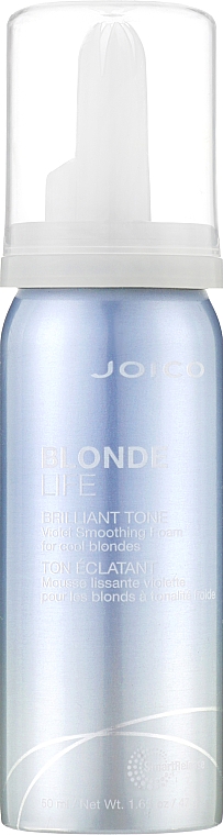 Фиолетовый разглаживающий мусс для сохранения яркости блонда - Joico Blonde Life Brilliant Tone Violet Smoothing Foam