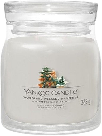 Ароматична свічка в банці "Woodland Weekend Memories", 2 ґноти - Yankee Candle Singnature — фото N1