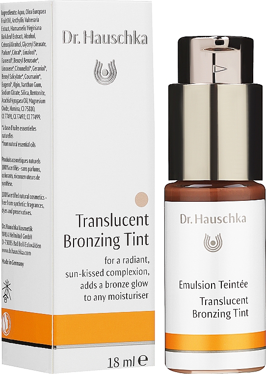 Тональный флюид для лица - Dr. Hauschka Translucent Bronzing Tint — фото N2
