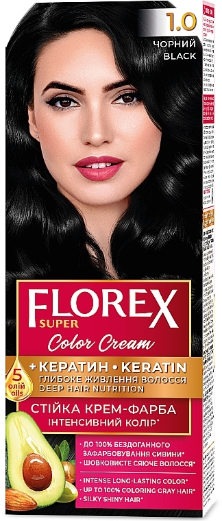 Стойкая крем-краска для волос - Supermash Florex Super