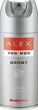 Парфумерія, косметика Дезодорант-спрей для чоловіків - Bradoline Alex Sport Deodorant