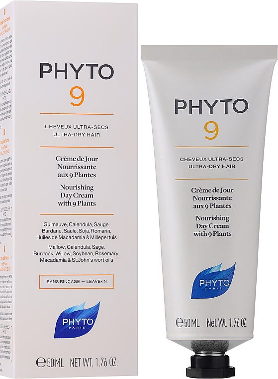 Питательный крем для очень сухих волос - Phyto 9 Nourishing Day Cream with 9 Plants — фото N2