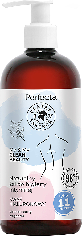 Гель для інтимної гігієни з гіалуроновою кислотою - Perfecta Me & My Clean Beauty — фото N1