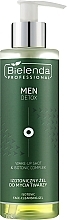 Гель для умывания лица - Bielenda Professional Detox Men Gel — фото N1