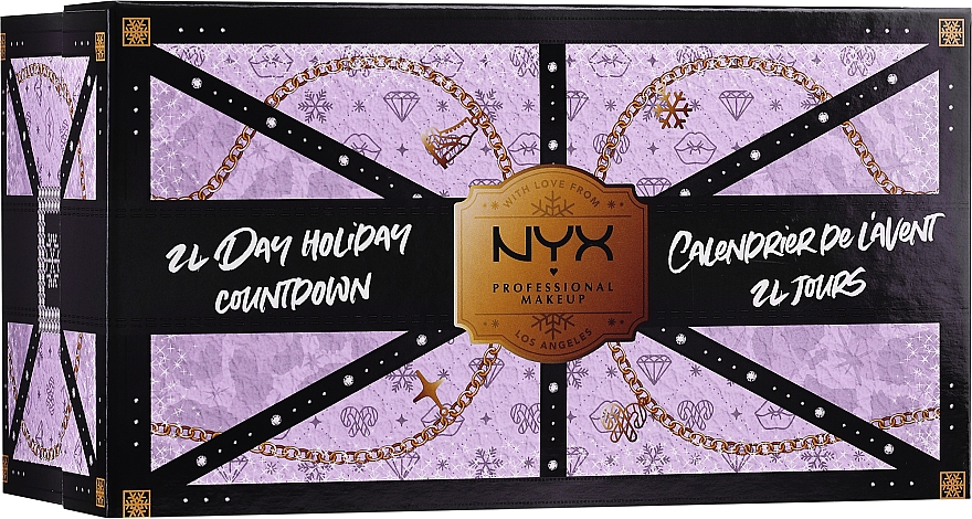 Набір "Адвент-календар" - NYX Professional Makeup Adventskalender 24 Day Holiday Countdown — фото N1