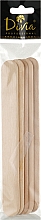 Парфумерія, косметика Дерев'яний шпатель для нанесення воску Di586, 150х17 мм, 5 шт. - Divia Di586