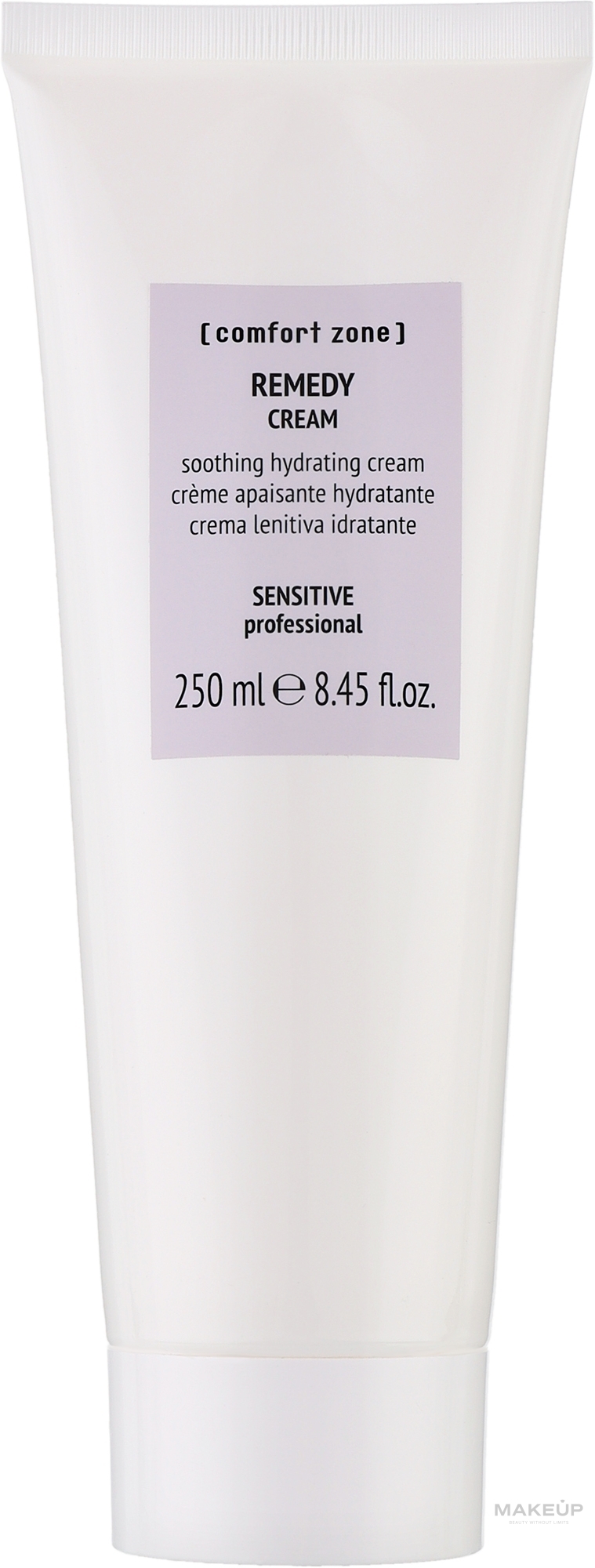 Заспокійливий зволожувальний крем для обличчя - Comfort Zone Remedy Soothing Hydrating Cream Sensitive — фото 250ml