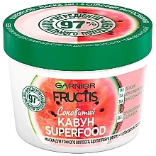 Маска 3 в 1 "Сочный арбуз" для тонких волос, нуждающихся в объеме - Garnier Fructis Superfood  — фото N1