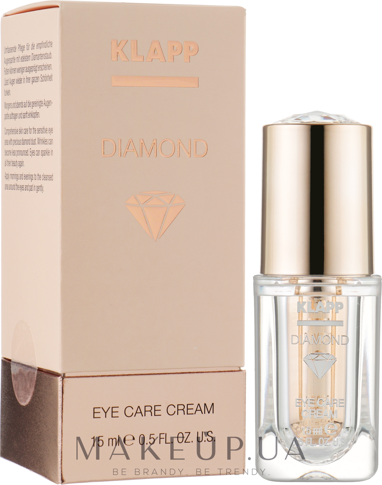 Крем для шкіри навколо очей - Klapp Diamond Eye Care Cream — фото 15ml