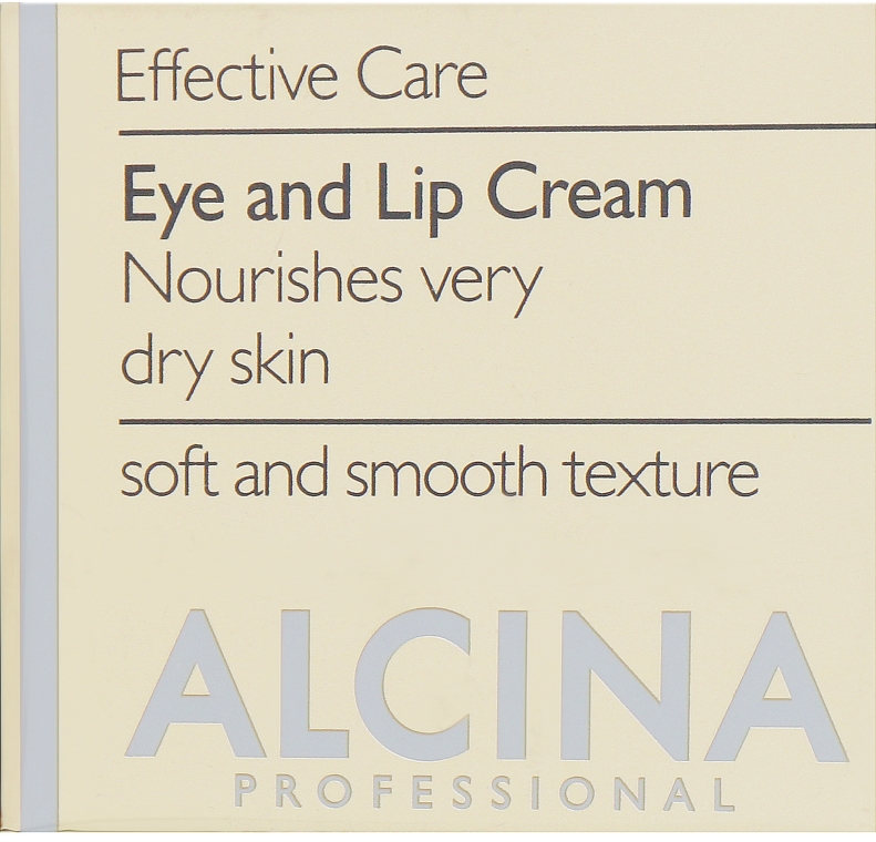 Антивіковий крем для повік і губ - Alcina E Eye and Lip Cream — фото N1