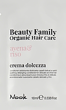 Парфумерія, косметика Кондиціонер для тонкого волосся, схильного до сплутування - Nook Beauty Family Organic Hair Care (пробник)