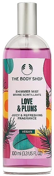 Спрей для тіла - The Body Shop Love & Plums Shimmer Mist — фото N1