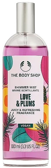 Спрей для тела - The Body Shop Love & Plums Shimmer Mist — фото N1