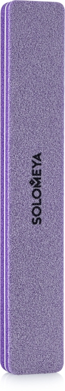 Буфер-шліфувальник, фіолетовий - Solomeya Square Square Sanding Sponge #80/80, Violet — фото N1
