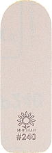 Парфумерія, косметика Тонкий файл для педикюрної основи "Міні" 240 грит - "Мир леди Mini"