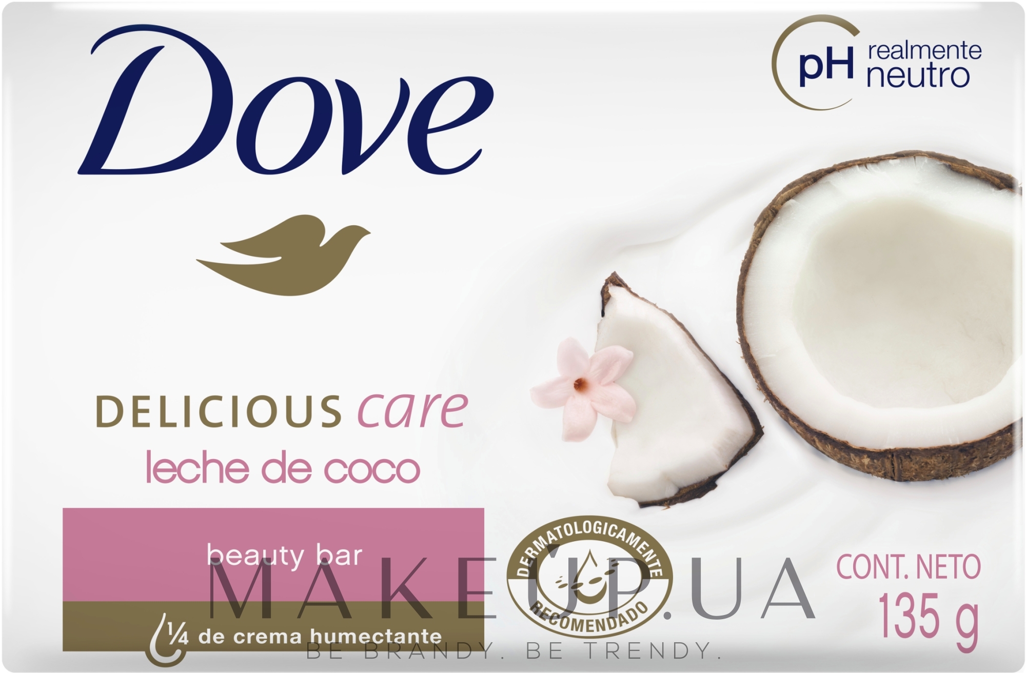 Крем-мыло "Кокосовое молоко" - Dove Purely Pampering Coconut Milk Beauty Cream Bar — фото 135g