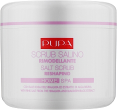 Парфумерія, косметика Ремоделюючий соляний скраб для тіла - Pupa Home Spa Reshaping Salt Scrub 