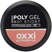 Духи, Парфюмерия, косметика Полигель для наращивания ногтей - Oxxi Professional Poly Gel Not Sticky