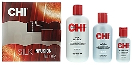 Духи, Парфюмерия, косметика Набор - CHI Silk Infusion Family (silk/355ml + silk/177ml + silk/59ml)