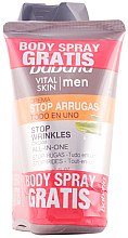 Парфумерія, косметика Набір - Babaria Men Vital Skin Stop Wrinkles Set (deo/150ml + cr/150ml)