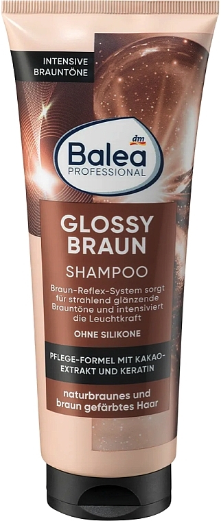 Шампунь для волосся "Глянцевий коричневий" - Balea Professional Shampoo Glossy Braun — фото N1