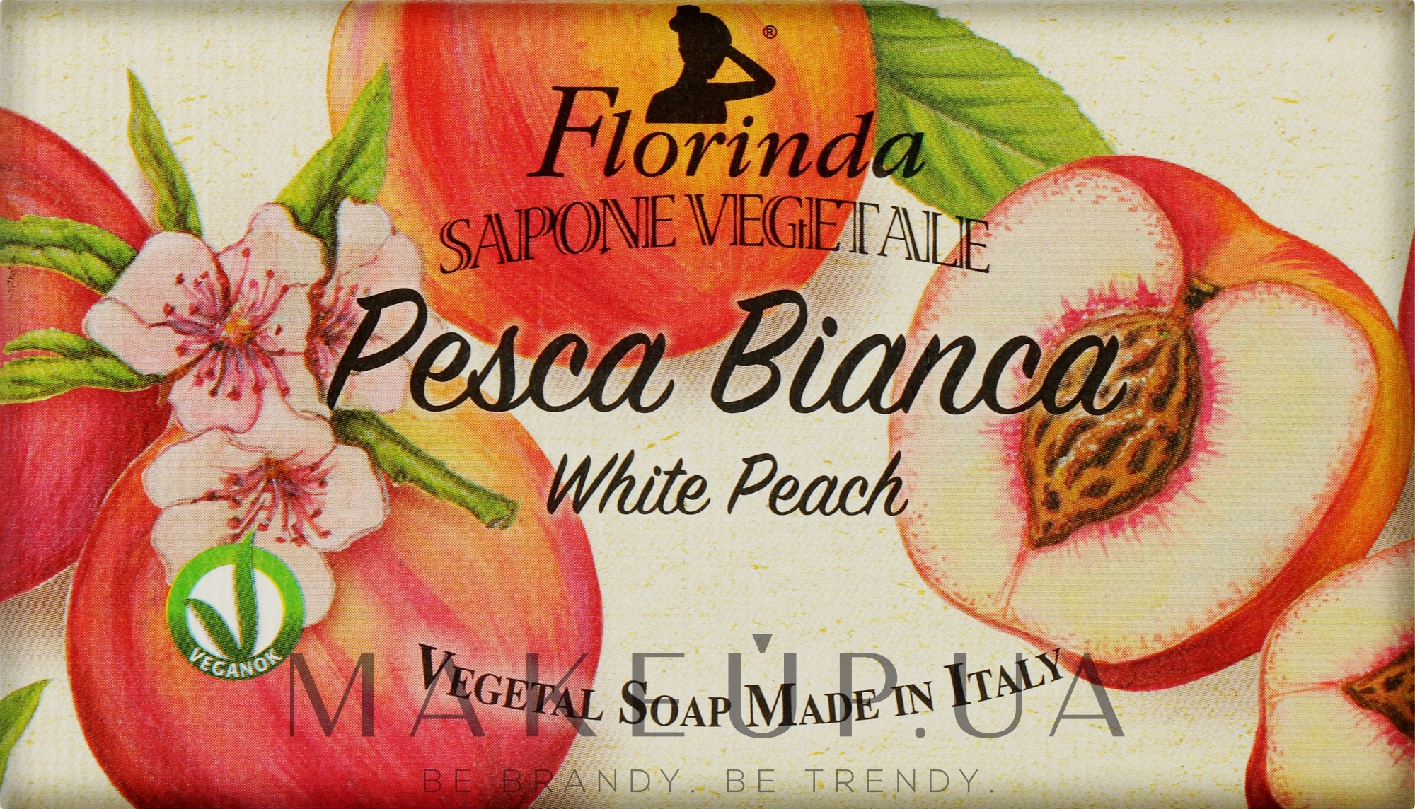 Мило натуральне "Білий персик" - Florinda White peach Natural Soap — фото 200g
