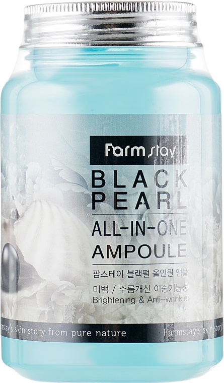 Ампульна сироватка з екстрактом чорних перлів - FarmStay Black Pearl All-in-one Ampoule — фото N2