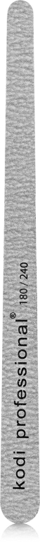 Пилка для педикюра - Kodi Professional (Grey, 180/240)