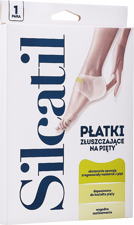 Відлущувальні подушечки для п'яток - Aflofarm Silcatil Exfoliating Flakes Heels — фото N1