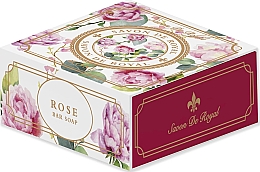 Туалетне мило "Троянда" - Savon De Royal Luxury Solid Soap Rose — фото N3