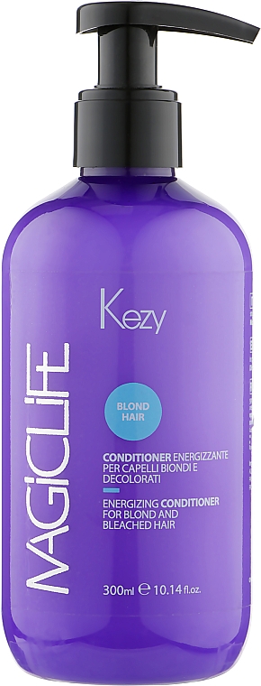 Кондиціонер зміцнювальний для світлого волосся - Kezy Magic Life Blond Hair Energizing Conditioner — фото N1