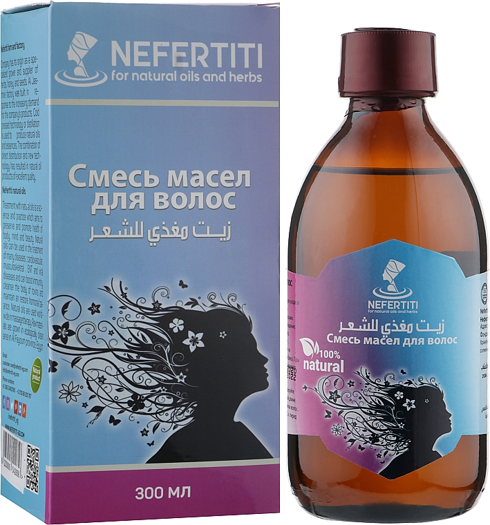 Косметическое масло для волос - Nefertiti Hair Food Oil — фото N7