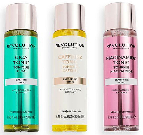 Набор - Revolution Skincare Totally Tonics Collections (tonic/200ml x 3шт)  — фото N2