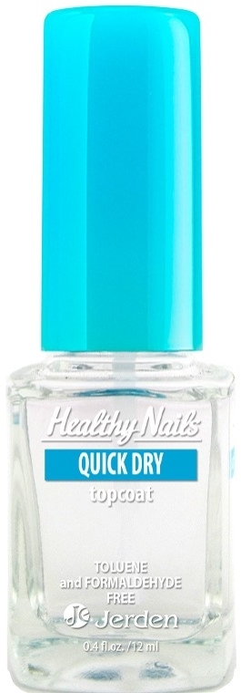 Закріплювач-сушка лаку для нігтів - Jerden Healthy Nails Quick Dry — фото N1