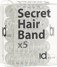 Духи, Парфюмерия, косметика Силиконовые резинки для волос, прозрачные - idHair Secret Hair Band Clear