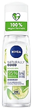 Дезодорант із алое - NIVEA Naturally Good Deodorant Spray Bio Aloe Vera — фото N1