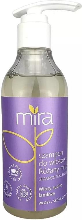 Шампунь для волос с розовым медом - Mira  — фото N1