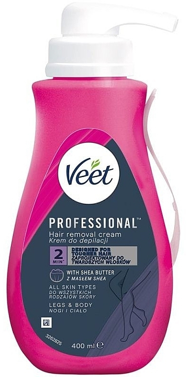 Крем для депиляции для всех типов кожи, с маслом Ши - Veet Professional Hair Removal Cream — фото N10